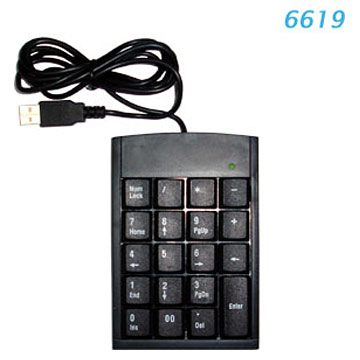 USB Dight Keyboard