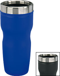 Rubber Touch Travel Mugs