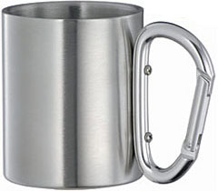 Carabiner Stainless Steel Travel Mugs