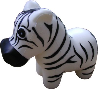 Zebra Pu stress ball