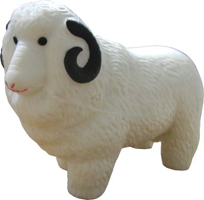 Sheep pu stress ball
