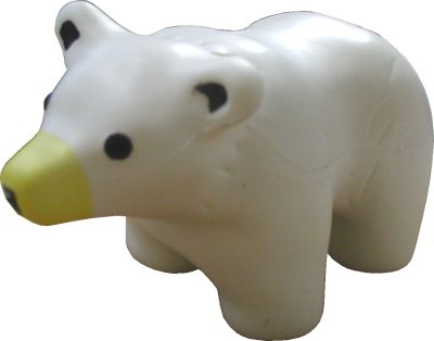 White bear pu stress ball
