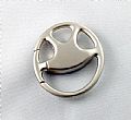 Steering wheel keychain