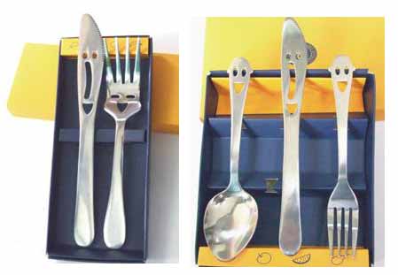 Smile Knife, fork & spoon