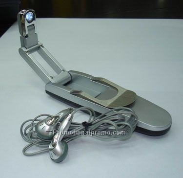 Document folder lamp radio