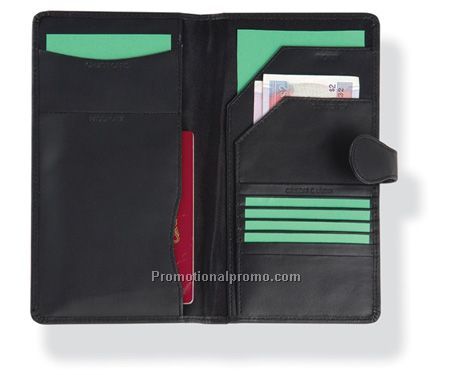 Leather travel holder