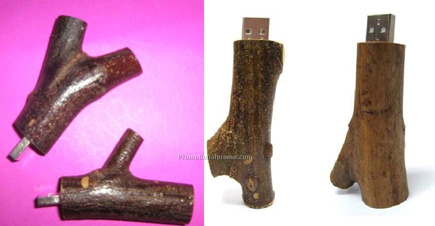 Wooden USB memory stick