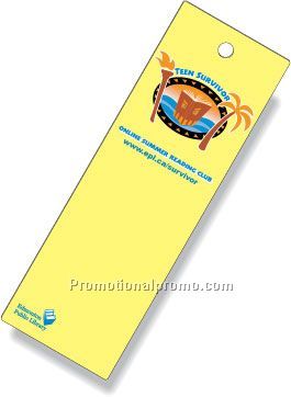 .015 White Vinyl Book Marks