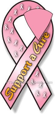 .035 White Ribbon Magnet