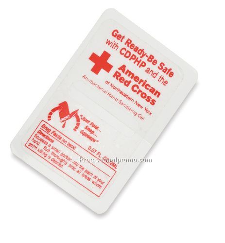 0.07oz Alcohol-Based Antibacterial Custom Gel Snap Packette39228/B>