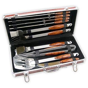 10 pc. BBQ wood set