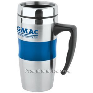 16 oz. Stainless/Acrylic Banded Mug
