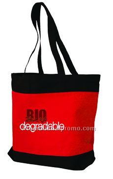 2 Tone Super Tote - Black/Red