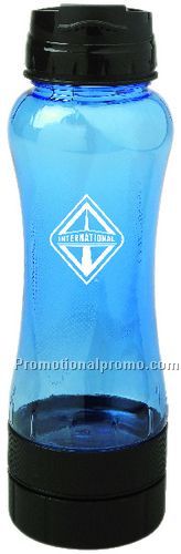 22oz PC WATER BOTTLE WITH PILL BOX