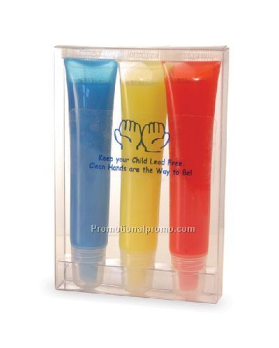 3 Pack Finger Paint Bubble Bath - Primary Colors