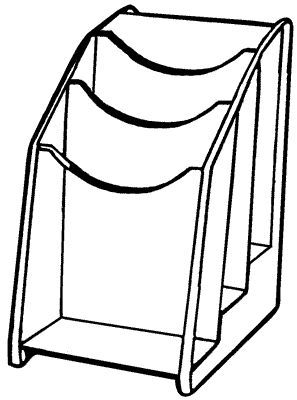3 Pocket Literature Holder