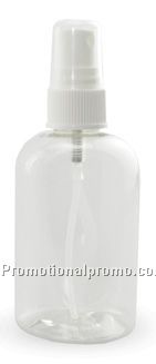 4oz Clear Boston Round Spray Bottle