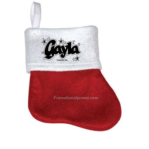 537920Red Felt Mini Stocking
