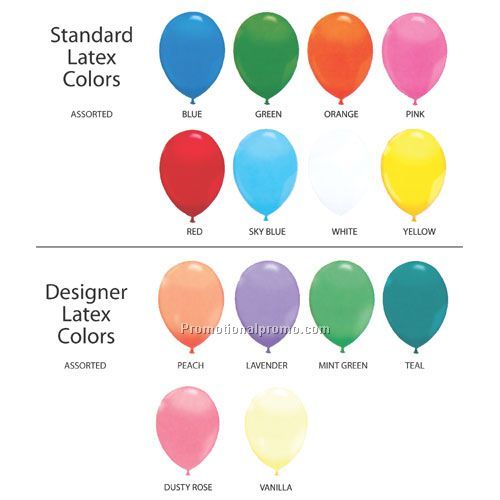 9" Round - No Imprint Standard & Designer Colors