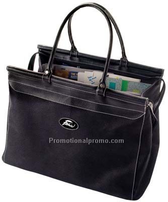 Angolan Leather Weekend Bag - Printed