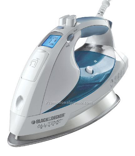 B & D 1500W Digital All-Temp Steam Iron