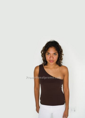 Baby Rib One-Shoulder Top