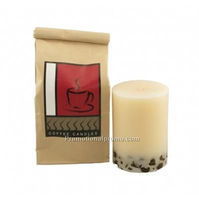 Chocolate Raspberry Latte Small Coffee Bean Candle