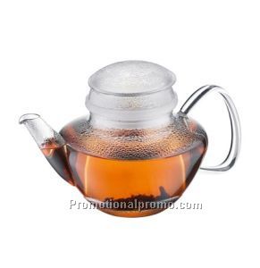 Classic Glass Teapot with Glass Filter, Lid, Small, 0.6L