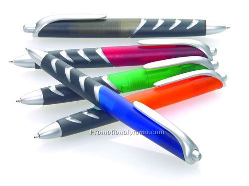 Click-Action Translucent Ballpoint Pen