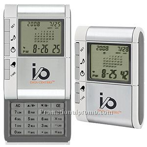 Compact World Time Alarm Clock/Calculator