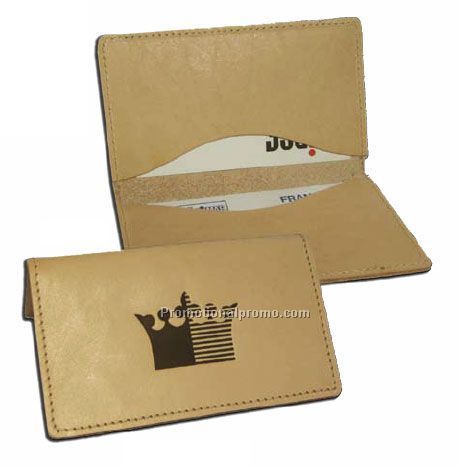 Cowhide Double Card Case