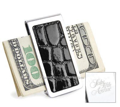 Croco Money Clip