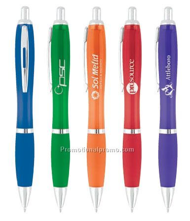 Curvaceous Translucent Gel Pen
