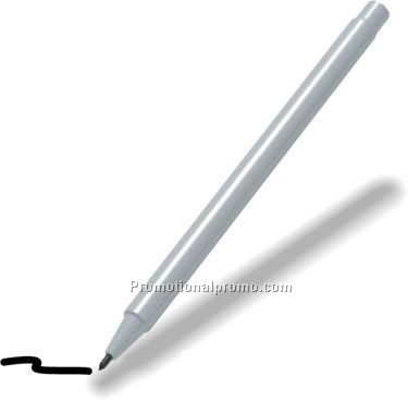Damp-erase Pens with White Barrel & Cap / black ink. Non-imprinted.