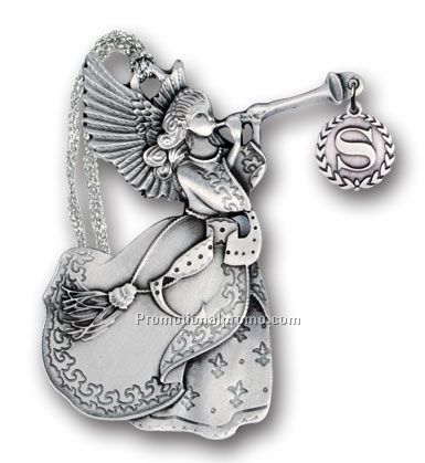 Dangler style pewter ornaments