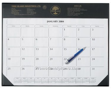 Deluxe Large Desk Pad Calendar - Catilian