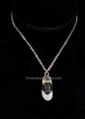 Diamond Dusted Golf shoe Pendant