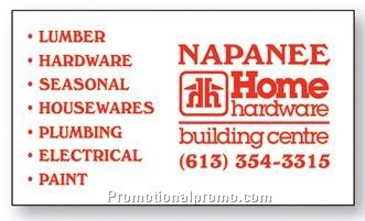 EASY ORDER BUSINESS CARD MAGNET 2x3.5 - 1 COLOUR SPECIAL - 30 MIL THICKNESS