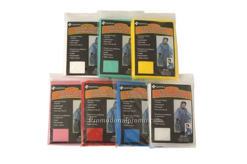 Emergency Rain Poncho - Blank Goods