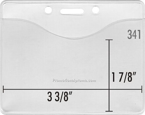 Enviro-friendly ID badge holder pouch 