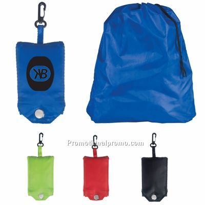 FOLDABLE LAUNDRY BAG WITH POUCH