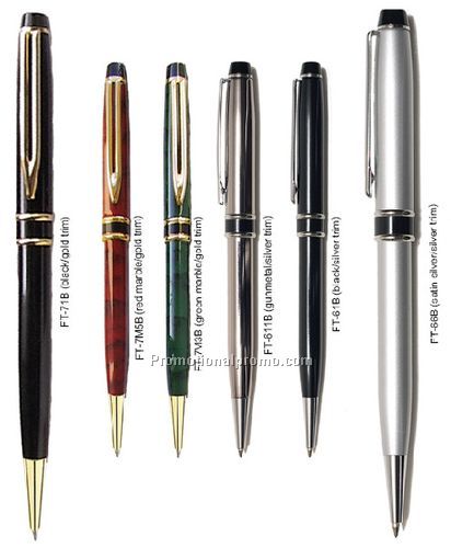 FT Pen - Satin Silver/Silver Trim