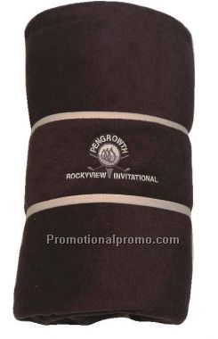 Fleece blanket 38432black/beige