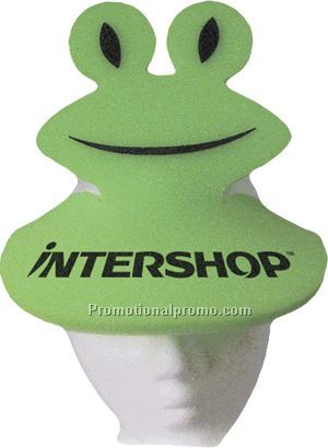 Frog Foam Pop-Up Visor Hat