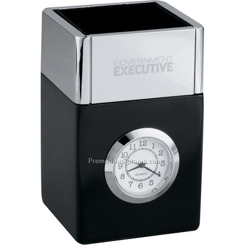 Futura Pencil Cube Clock