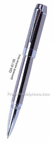 Galeria Roller Pen - Gunmetal/Silver Trim