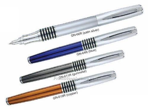 Genesis Rollerball Pen - Satin Silver