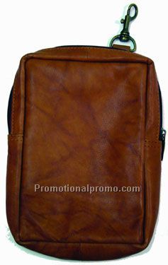 Golf Pouch With Gusset - Side & Top Zipper