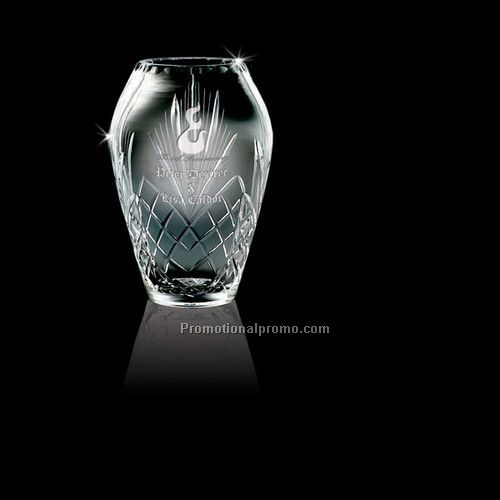 Gosford Barrel Vase 8"H