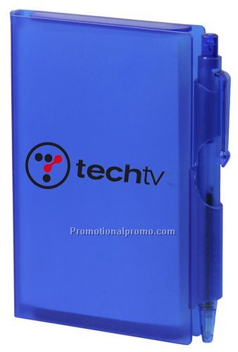 Hard Cover Notepad with Pen
